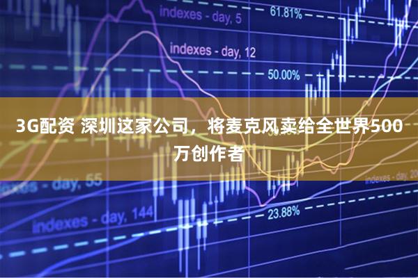 3G配资 深圳这家公司，将麦克风卖给全世界500万创作者