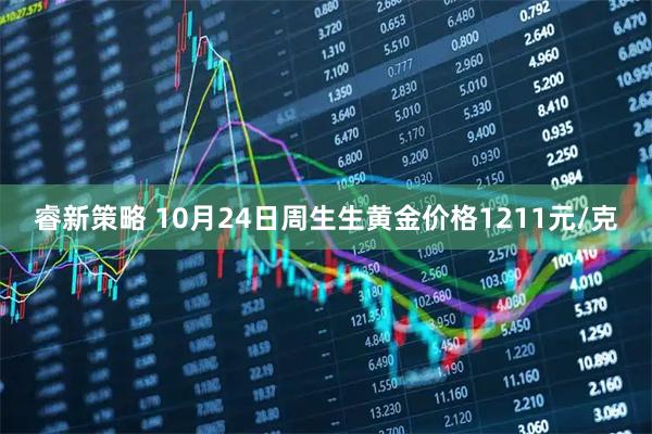 睿新策略 10月24日周生生黄金价格1211元/克
