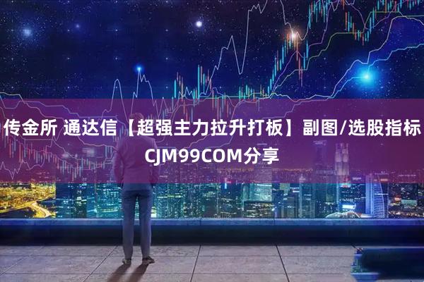 传金所 通达信【超强主力拉升打板】副图/选股指标CJM99COM分享